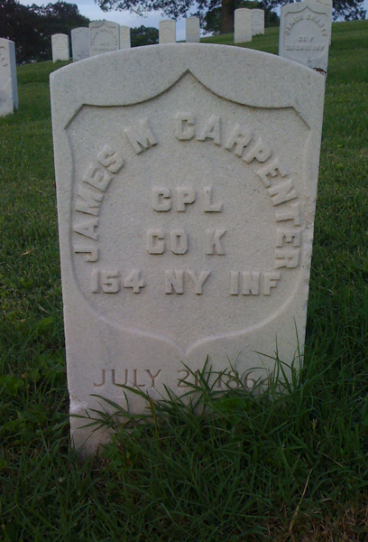 James M Carpenter Grave